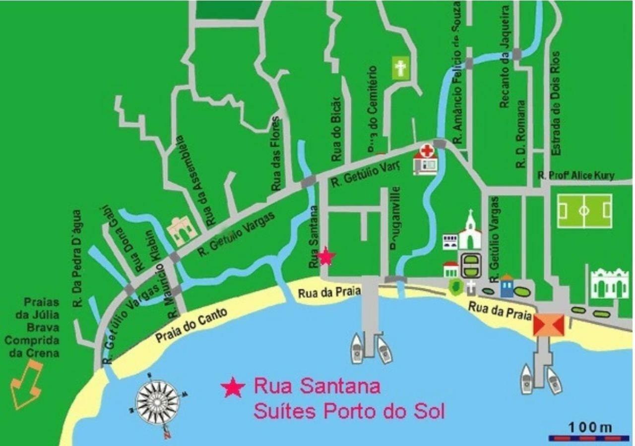Suite Porto Do Sol Abraão Exterior foto